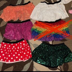 Sparkle athletic running skirts